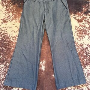 Vintage Bob Timberlake Wide-Leg herringbone pants
